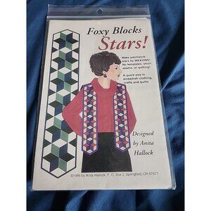 Foxy Blocks Stars! Button Vest Pattern